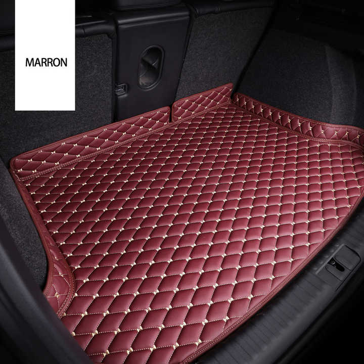 Interior Accessories PVC 5D 9D Leather Foot Pad. 