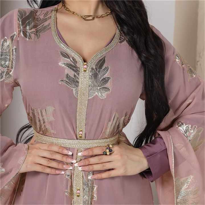 Caftans and chiffon jalabiyas 