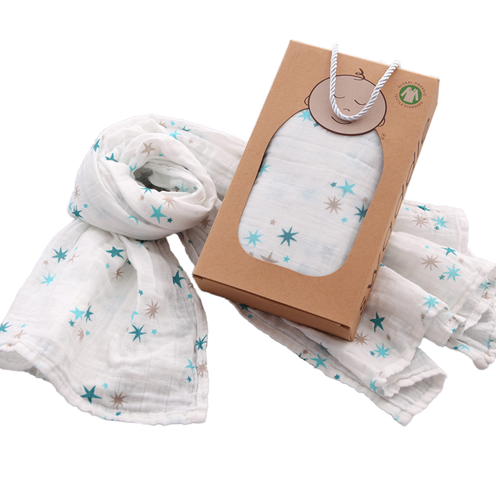 Hot Sale Luxury Baby Muslin Swaddle Blanket 