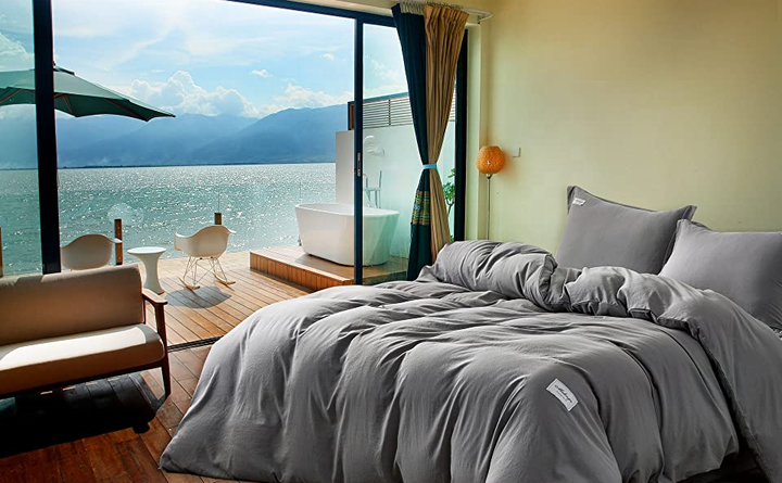 الكلاسيكية الراحة الكتان ملاءات طقم سرير الأوروبي فندق ملاءات طقم سرير Classic Comfort Linen Sheets European Bed Set Hotel Sheets Bed Set