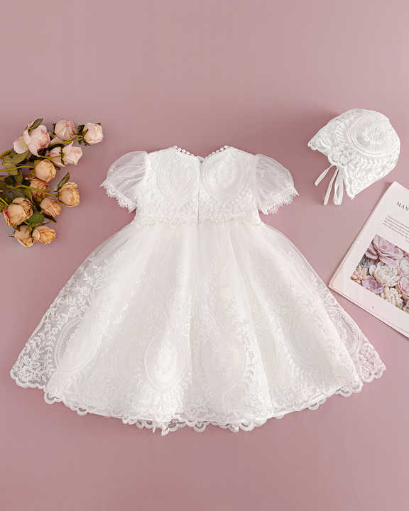Little Girls Baptism Dresses Lace Special Occasion Dress 