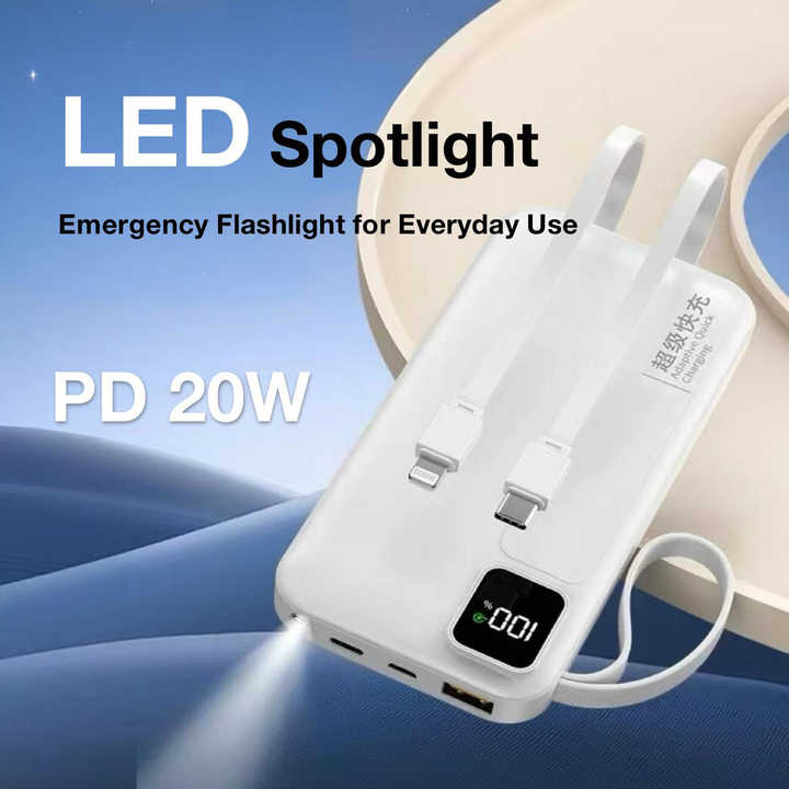 Magnetic portable battery. 