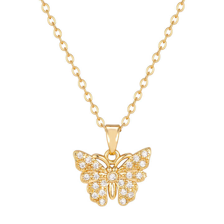 Children's Accessories Fashion Set Girl Butterfly Star Sky Design Zircon 