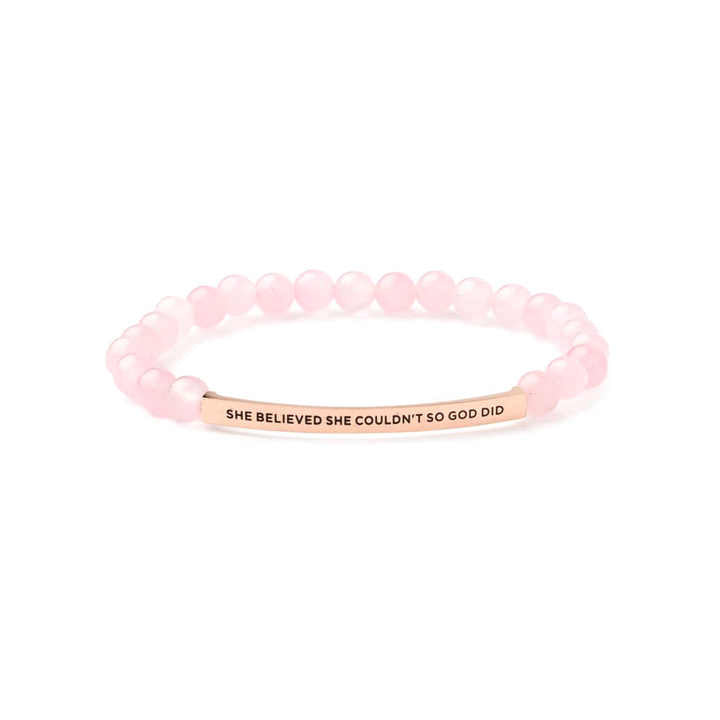 Engraved Women's Charm Bracelet 