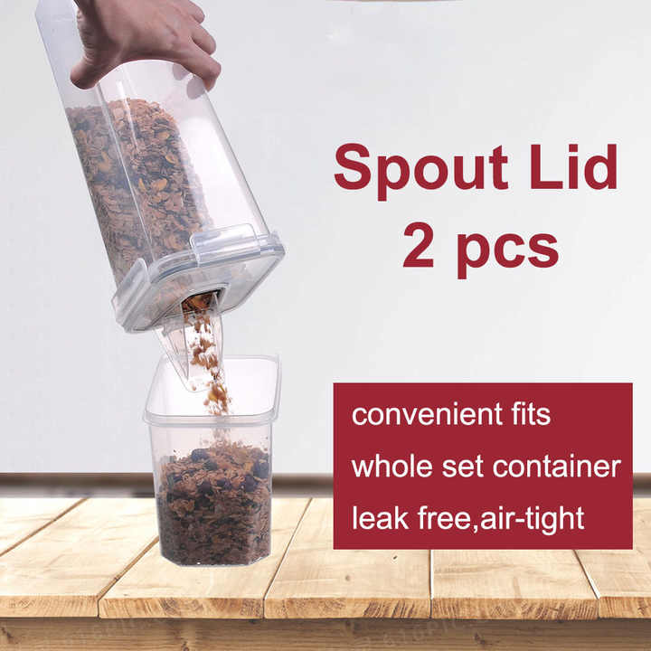 14pcs Plastic Household Kitchen Tools Organizer Multi-purpose Food Storage Container Lentils Pantry Storage 