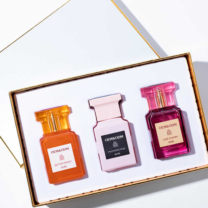 Manufacturer Custom Luxury Women's 30ml Perfume Set Long-Lasting Light Fragrance for Valentine's Day Wholesale