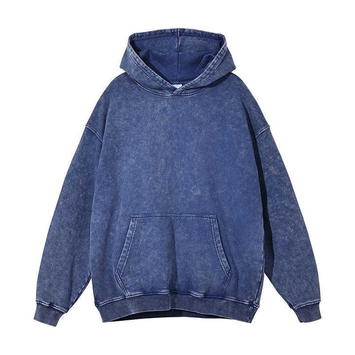Logo Vintage Washed Men's Hoodie.. Custom Logo Men's Hoodie 