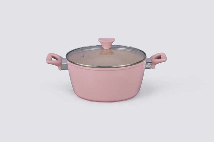 New Arrival Pink Marble Coating Induction Cookware Non-stick Coating Non-stick Coating New Arrival Pink Marble Coating Induction Cookware Non-stick Coating 