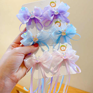 شبك شعر على شكل شريط فيونيكة- Bowknot Hair Clip