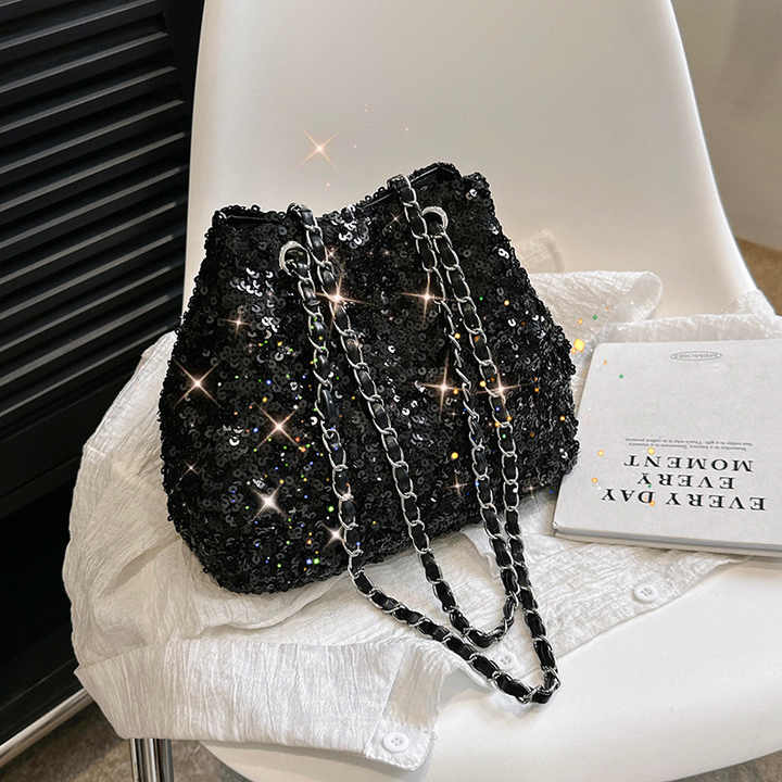 Elegant sequin women's handbag