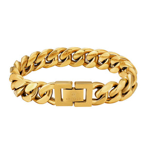 12mm 10mm 8mm Thick Miami Cuban Chain Bracelet 