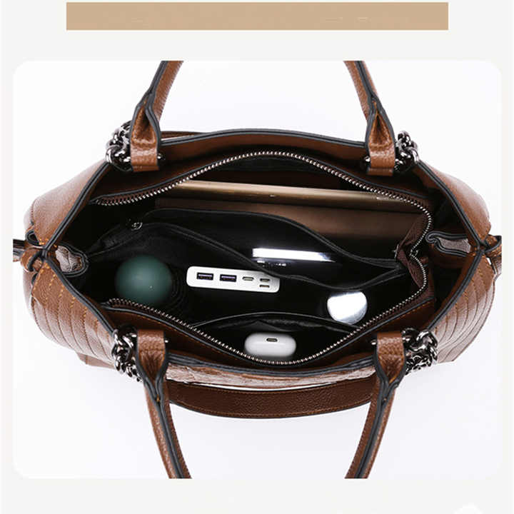 Luxury women's handbags with classic design