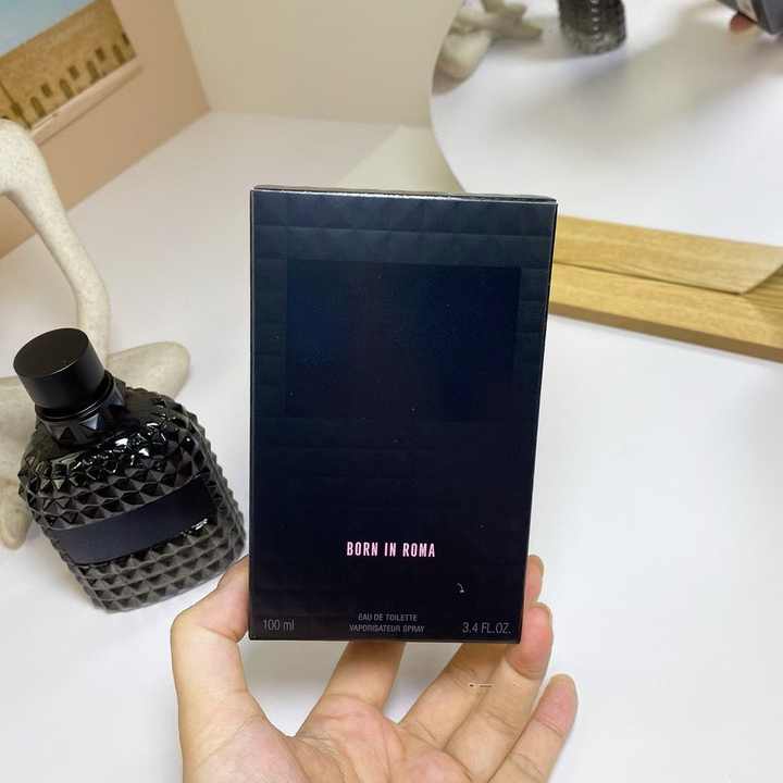 Luxury Original Brand Perfume Cologne Men 100ml Spray Valentinoes Intense Body Spray Long Lasting Coral Fantasy Green Stravaganz 