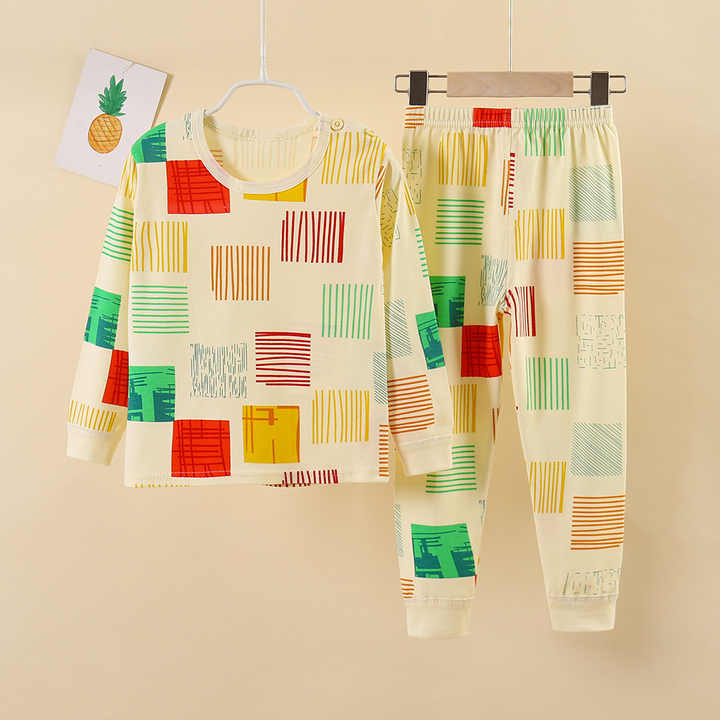 Long sleeve children's clothing set 