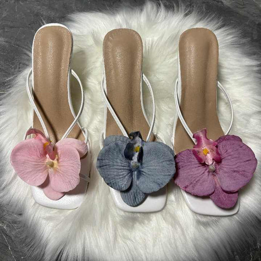 Beautiful Orchid Sandals Elegant 