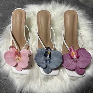 Beautiful Orchid Sandals Elegant-صنادل أوركيد