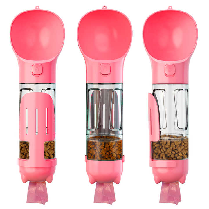Pet Dog Water Bottle Feeder Bowl 