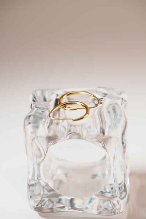 Simple and elegant Korean earrings 