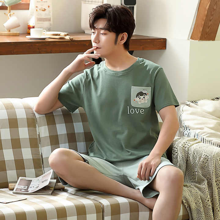 . طقم بيجامة قطنية