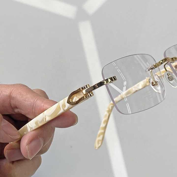 Upscale Custom Men Ivory Color Buffalo-Stylish Sunglasses 