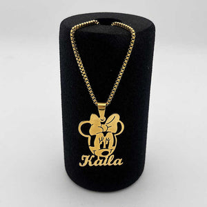 Children's accessories, personalized necklace for children with cartoon characters
