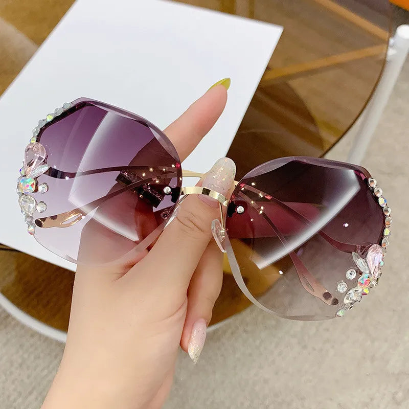 Oval Sun Glasses Gafas 