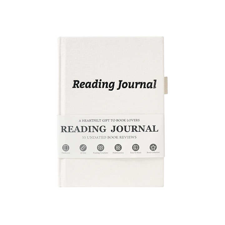 Wholesale Reading Journal Undated Planners Hardcover Fabric Cover Diary Notebook Sublimation Book for Book Lovers 
