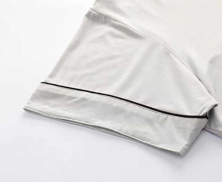 Men's Autumn Modal Turn-down Collar Pajama Set 