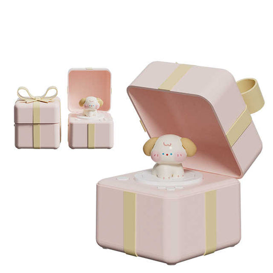 Gift Music Box Cute Puppy Speaker- Gift Box Recording Wireless Speaker