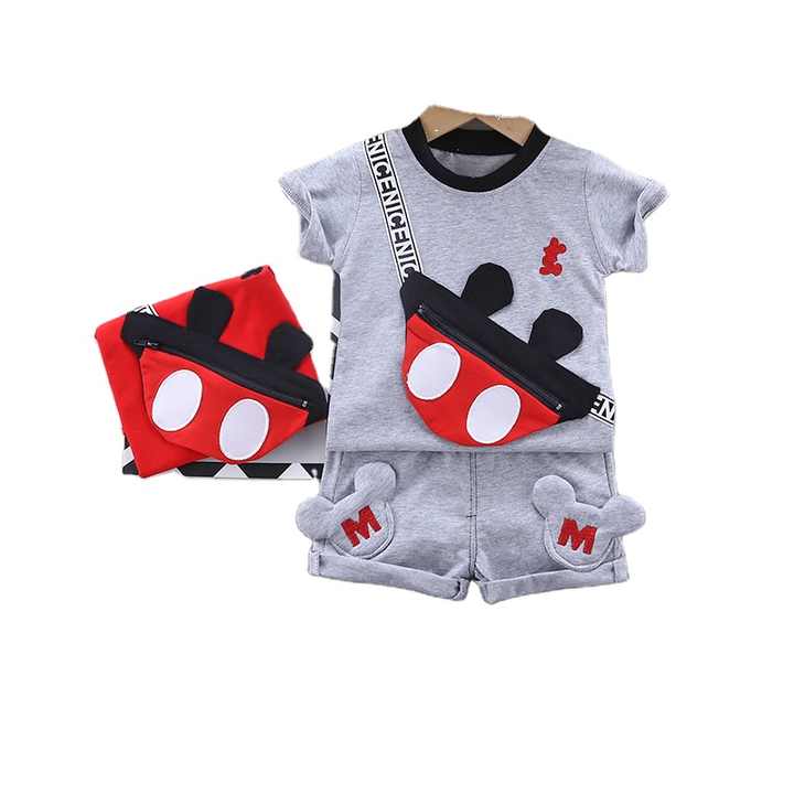 Kids Fashion Boys Clothing Summer Suit Boys Cotton 