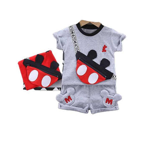 Kids Fashion Boys Clothing Summer Suit Boys Cotton 