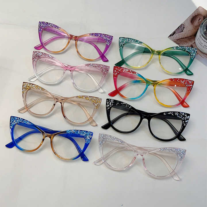 KAMMPT Fashion Cat Eye Multicolor Optical Frames