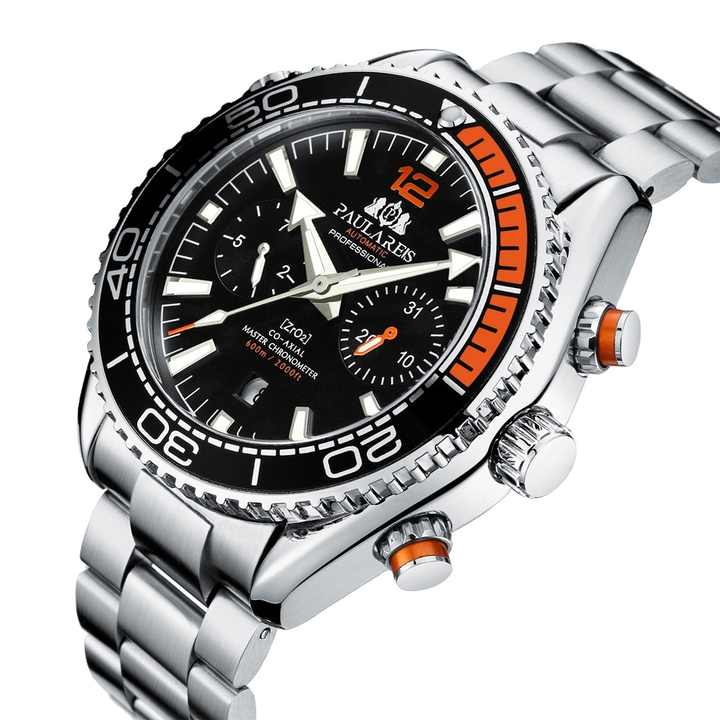 ساعات رجالية فاخرة جديدة مقاومة للماء ميكانيكية . New Luxury Men's Watches Waterproof Automatic