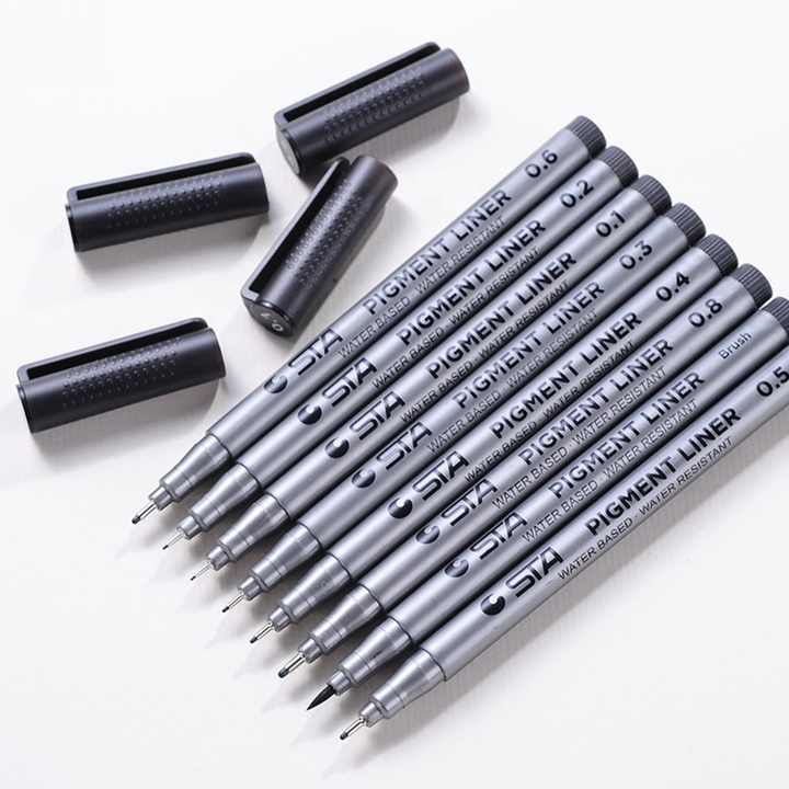 Wear-Resistant Calligraphy Pens Hand Letter Marker Pens Pack 