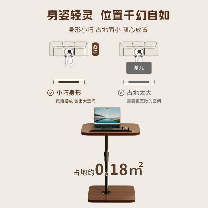 Modern simple and luxurious light design of home table 