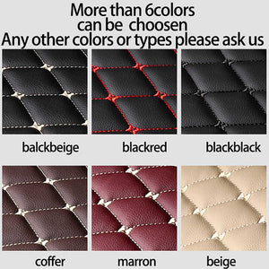 Interior Accessories PVC 5D 9D Leather Foot Pad. 