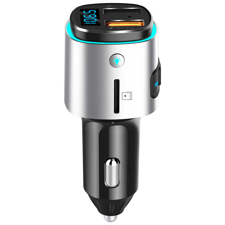 Best Bluetooth Car Kit with Wireless Car Charger MP3. 