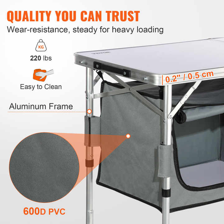 Portable Folding Outdoor Camping Table 