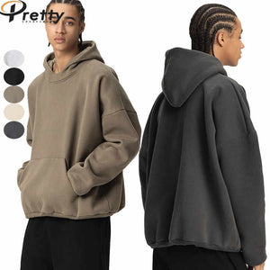 الخريف والشتاء بلون واحد سويتر قطن مكشوف