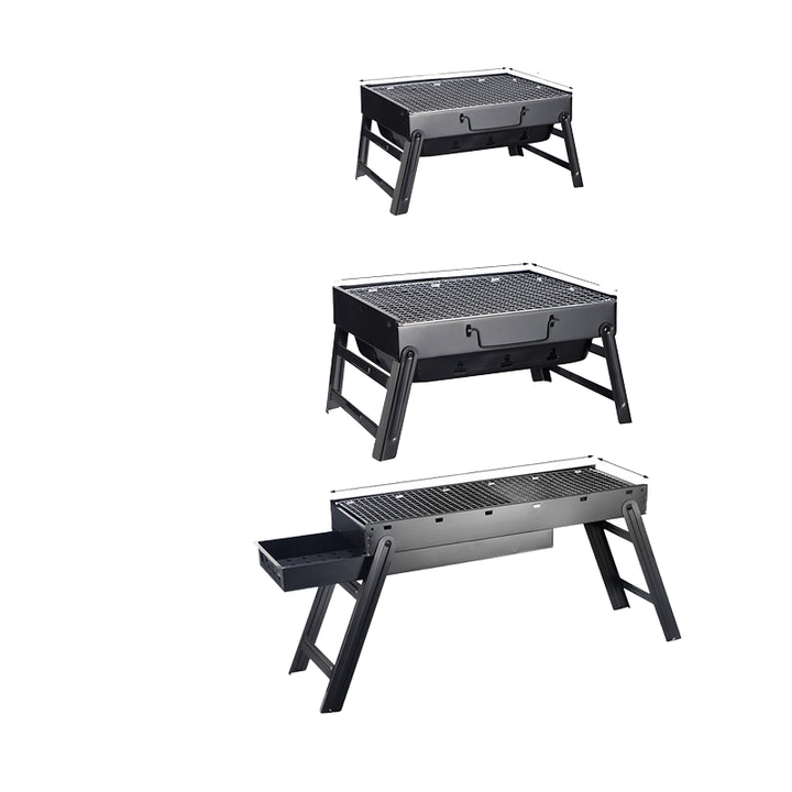 شواية شواء محمولة قابلة للطي ومتعددة الوظائف   .   Portable Foldable Multifunctional BBQ Grill for Outdoor