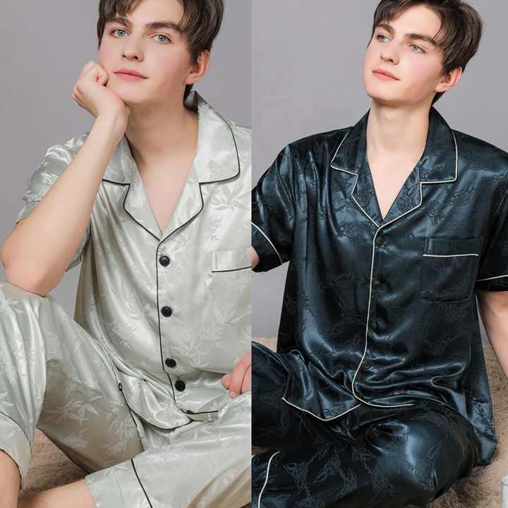 New Custom Button Down Pajama Homewear 