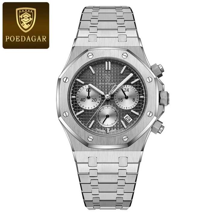 POEDAGAR 926 New Men's Rose Gold Watch. 