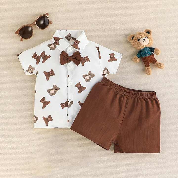 Boys' shorts and shirt clothing set 
