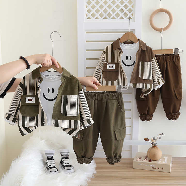 بنطلون اولاد بدلة من ثلاث قطع