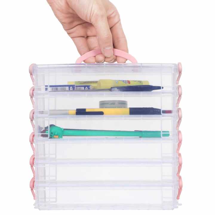 Portable Handle Water Bottles 6 Pack Large Capacity 