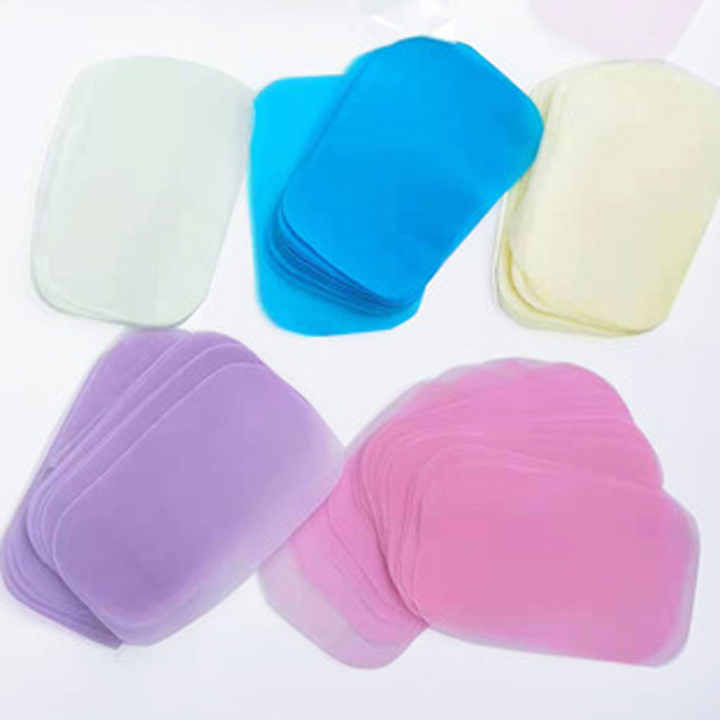Portable paper soap dispenser 