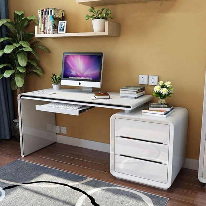 simple wooden desk