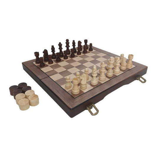 Folding Wooden Chess 