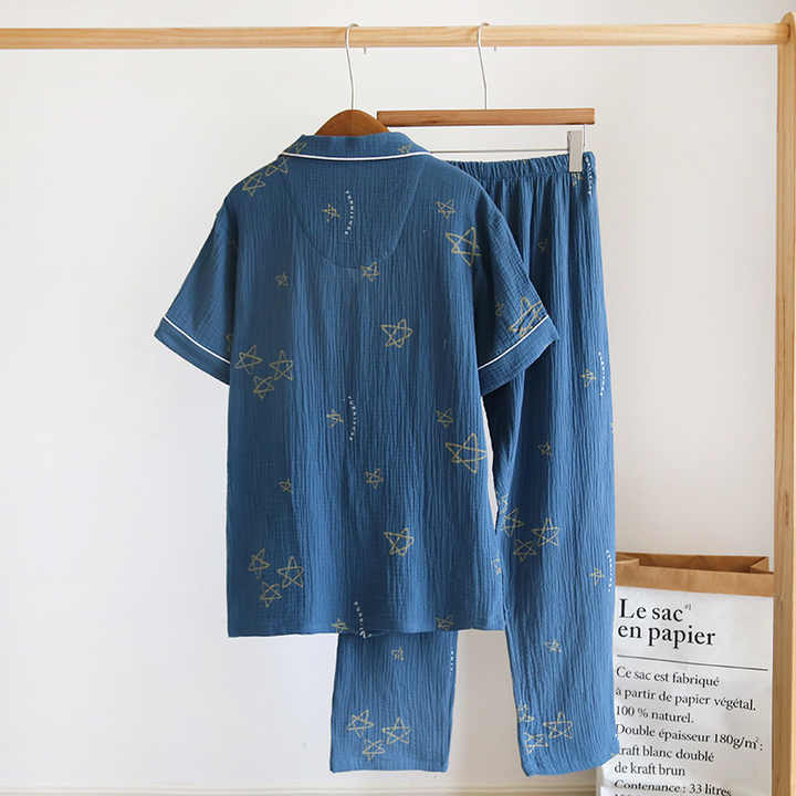 Men's short-sleeved sleepwear 