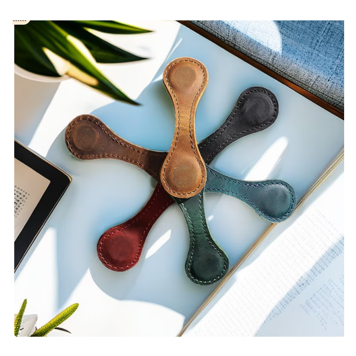 RTS Leather Magnetic Bookmark 